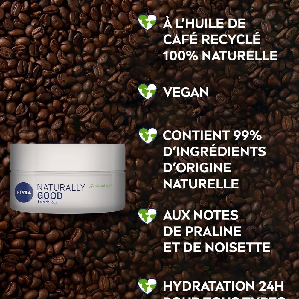 NIVEA Soin de Jour énérgisant à l'Huile de Café Recyclé