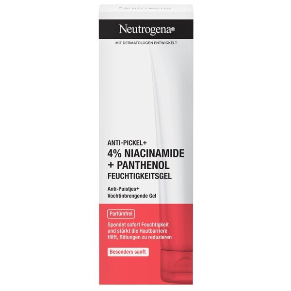 Neutrogena Anti-Blemish+ 4% niacinamid + pantenol vlažilni gel<br>50 ml - Nečista koža