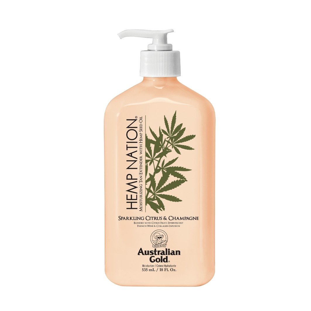 Australian Gold telový aftersun Hemp Nation šumivý citrus a šampanské - 535 ml