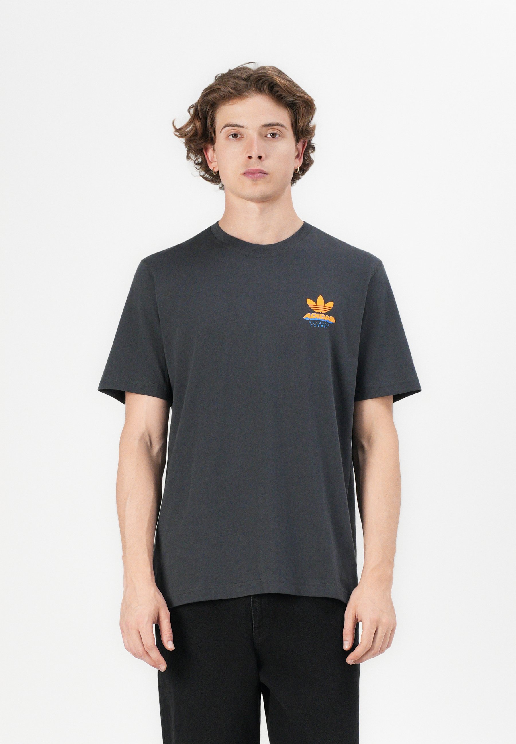 adidas Originals RETRO GAMING UNISEX - T-shirt met print - antraciet