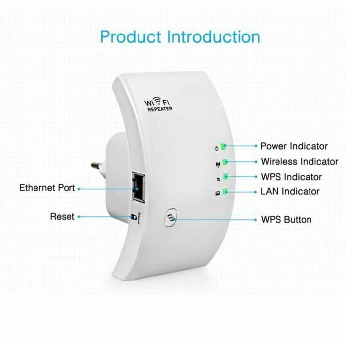 300Mbps draadloze wifi-repeater, wifi-signaalversterker met groot bereik