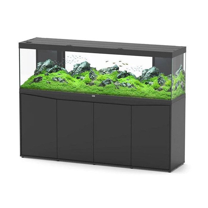 Aquarium poisson Splendid 200 LED 2.0 et BioBox - Aquatlantis Noir