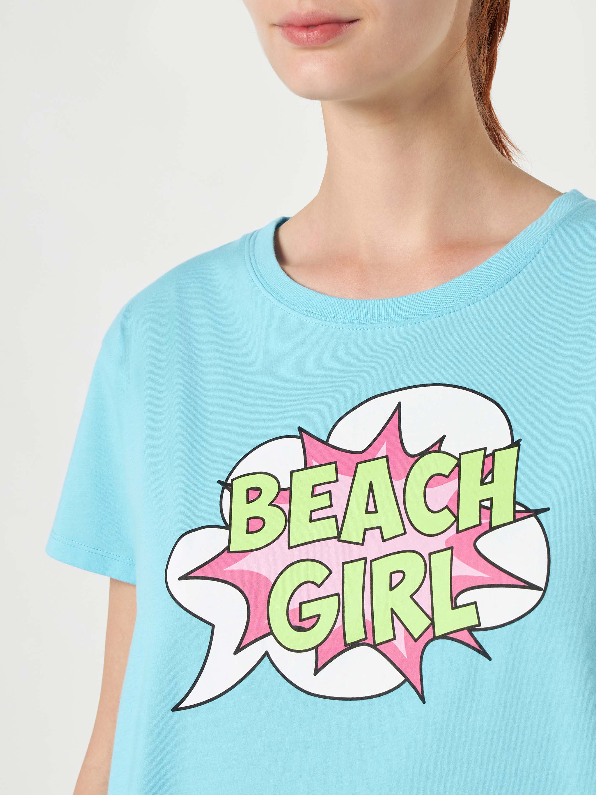 Dames T-shirt met Beach Girl-print