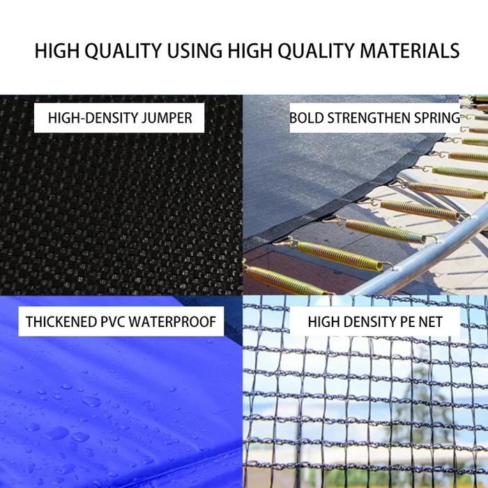 Trampoline Ø140cm – Maximum load 45kg – Galvanized steel frame – Durable safety net