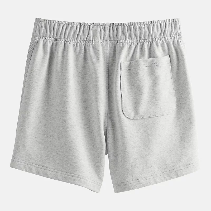 Heren sportshorts van badstof met een taille van 5 inch - ASH HEATHER