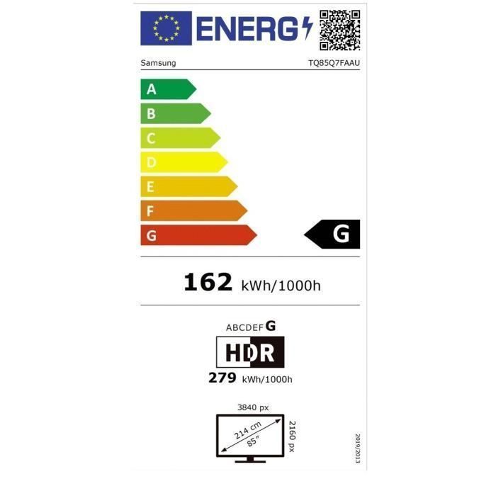 Samsung TQ85Q7FA - Televisor QLED de 85