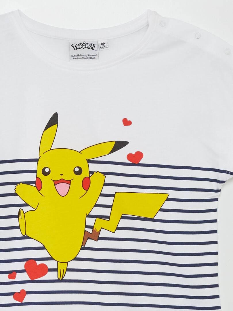 'Pokémon'-T-shirt - wit