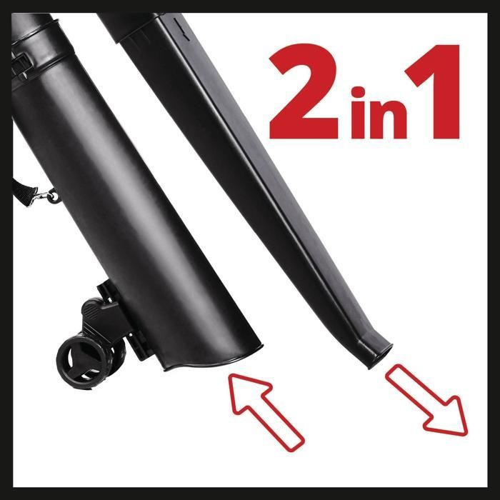 Einhell GC-EL 3000 E bladzuiger (3000 W, 45 L opvangzak, verstelbare handgreep)