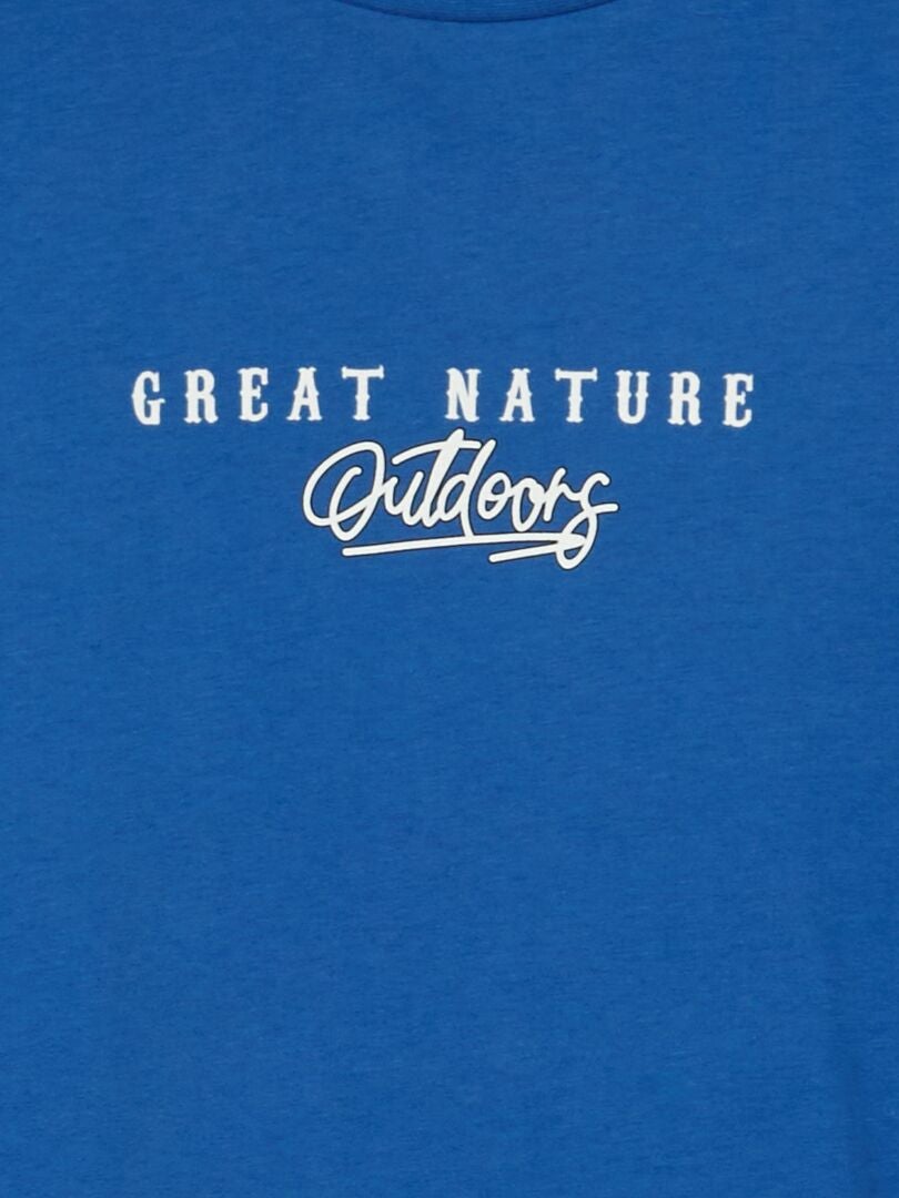 Jersey T-shirt - BLAUW
