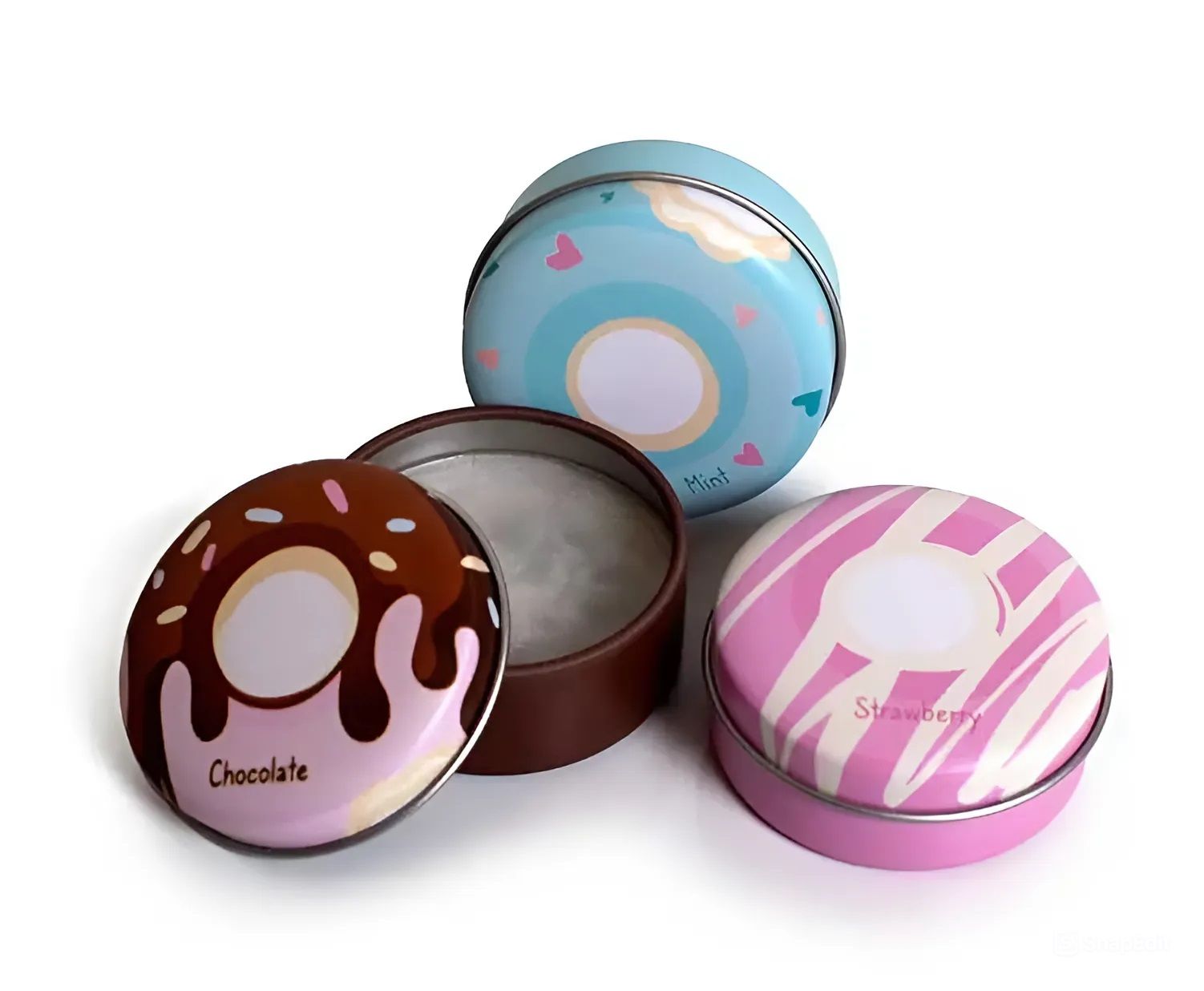 Girl Power balzam za usne Donuts metalna kutijica Usne: balzami i njega