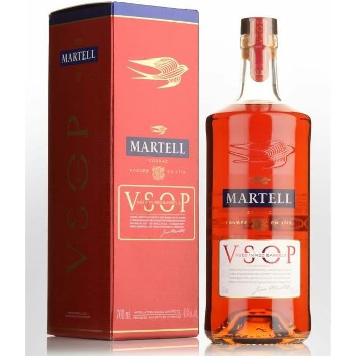 Martell VSOP -konjakki + kotelo