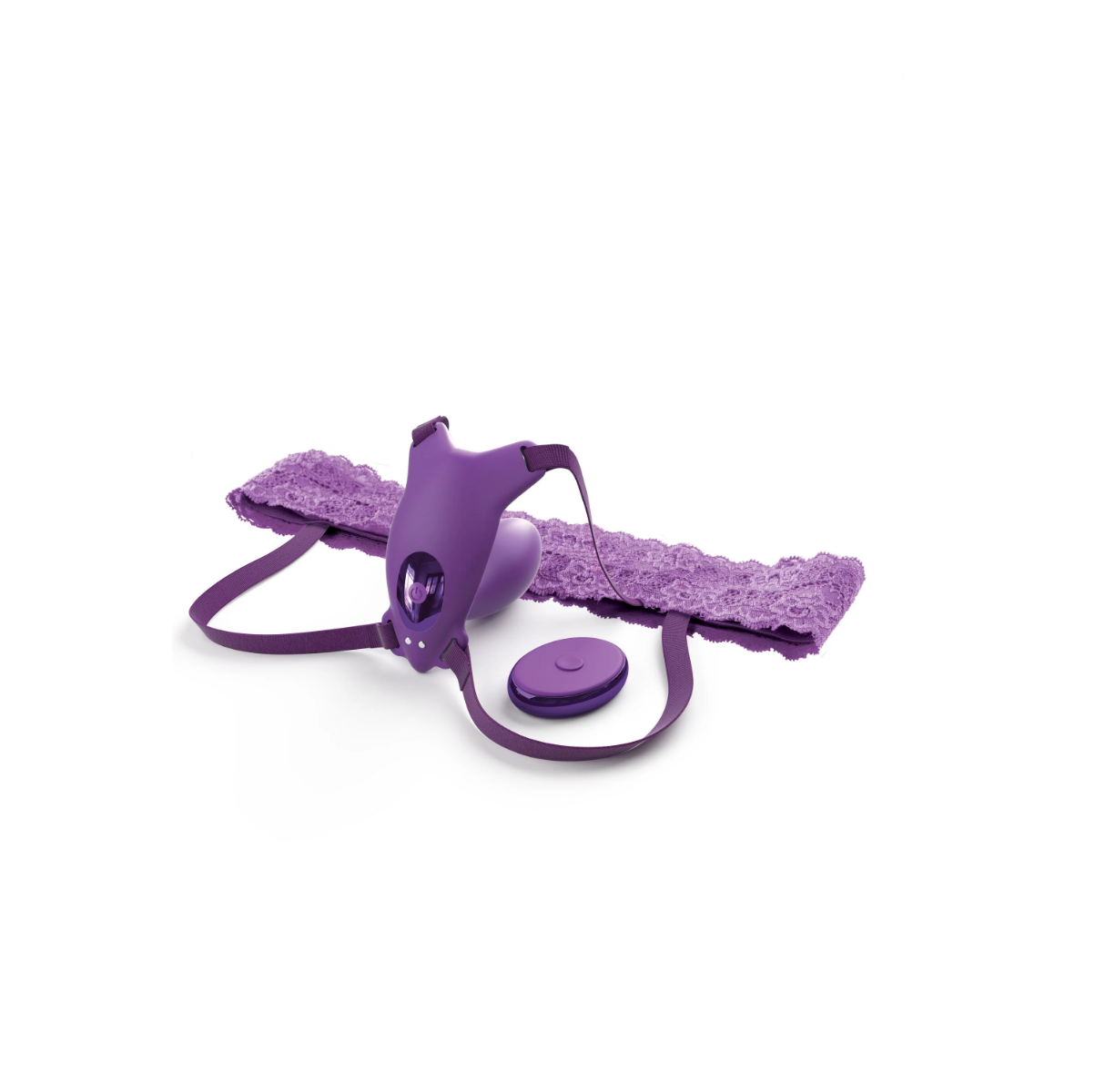Fantasie voor haar: de ultieme G-spot-stimulator met vlinderstrap-on.
