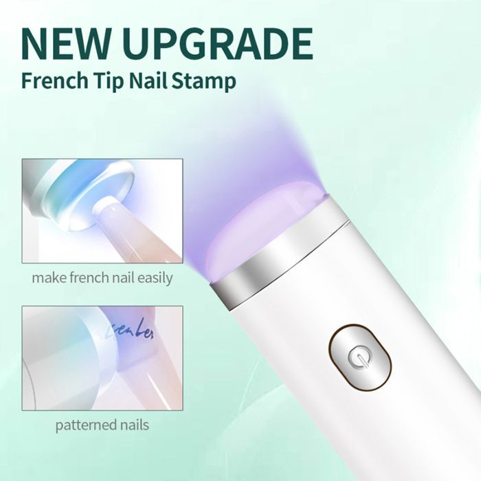 Portable UV LED Manicure Lamp for Nails, Fast Drying Mini Cordless Gel Polish Curing Device, Nail Art Machine, Pink
