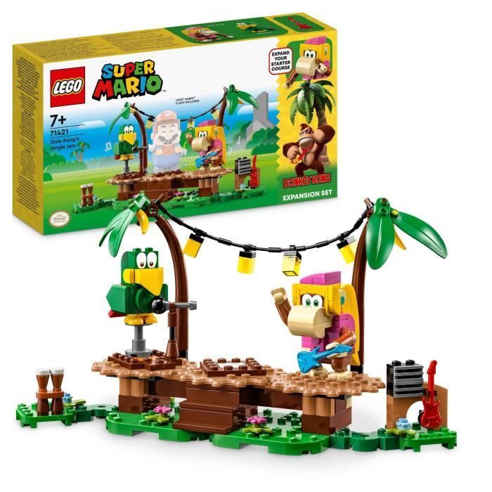 LEGO® Super Mario 71421 Dixie Kong's Jungle Concert Expansion Set, to be combined with Starter Pack