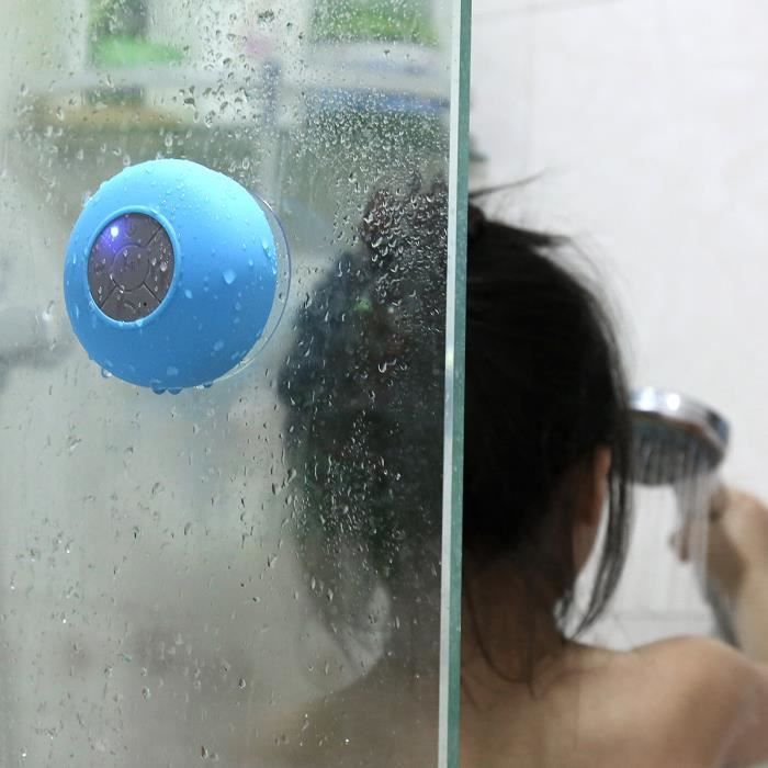 Altoparlante Bluetooth impermeabile UHAPPY UT-15 - Blu - Vivavoce - Ventosa