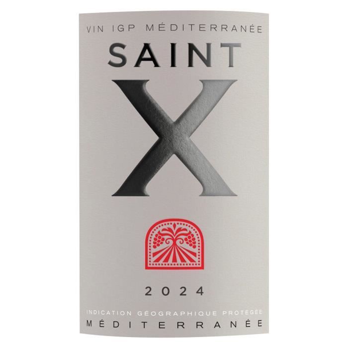 Saint X Rosé 2024 - IGP Méditerranée - Vino rosado de Provenza 75cl