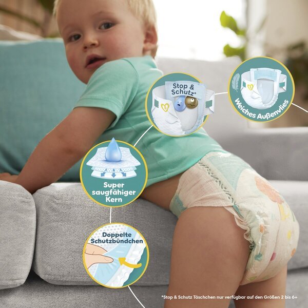 Pampers Baby-Dry autiņbiksītes, 3. izmērs (6-10 kg), 150 gab.