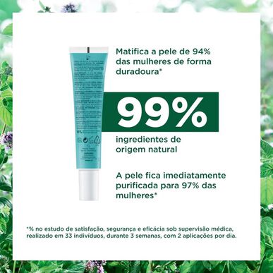 Klorane Mint Purity Cream Økologisk Mintkrem Gir matt hud 40 ml 40 ml