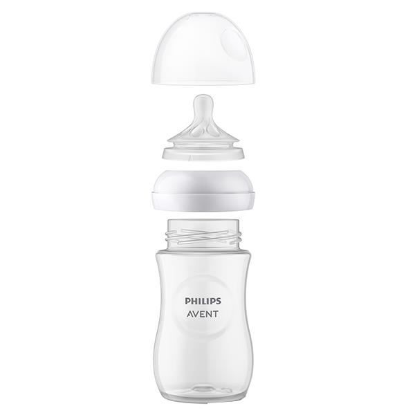 Avent Natural Response 3.0 Glass Baby Bottle 120ml