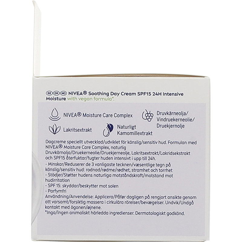 Nivea nachtcrème 50 ml voor de gevoelige huid