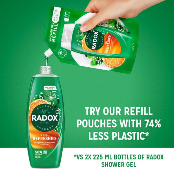 Gel de ducha Radox Mineral Therapy Feel Refreshed 675 ml