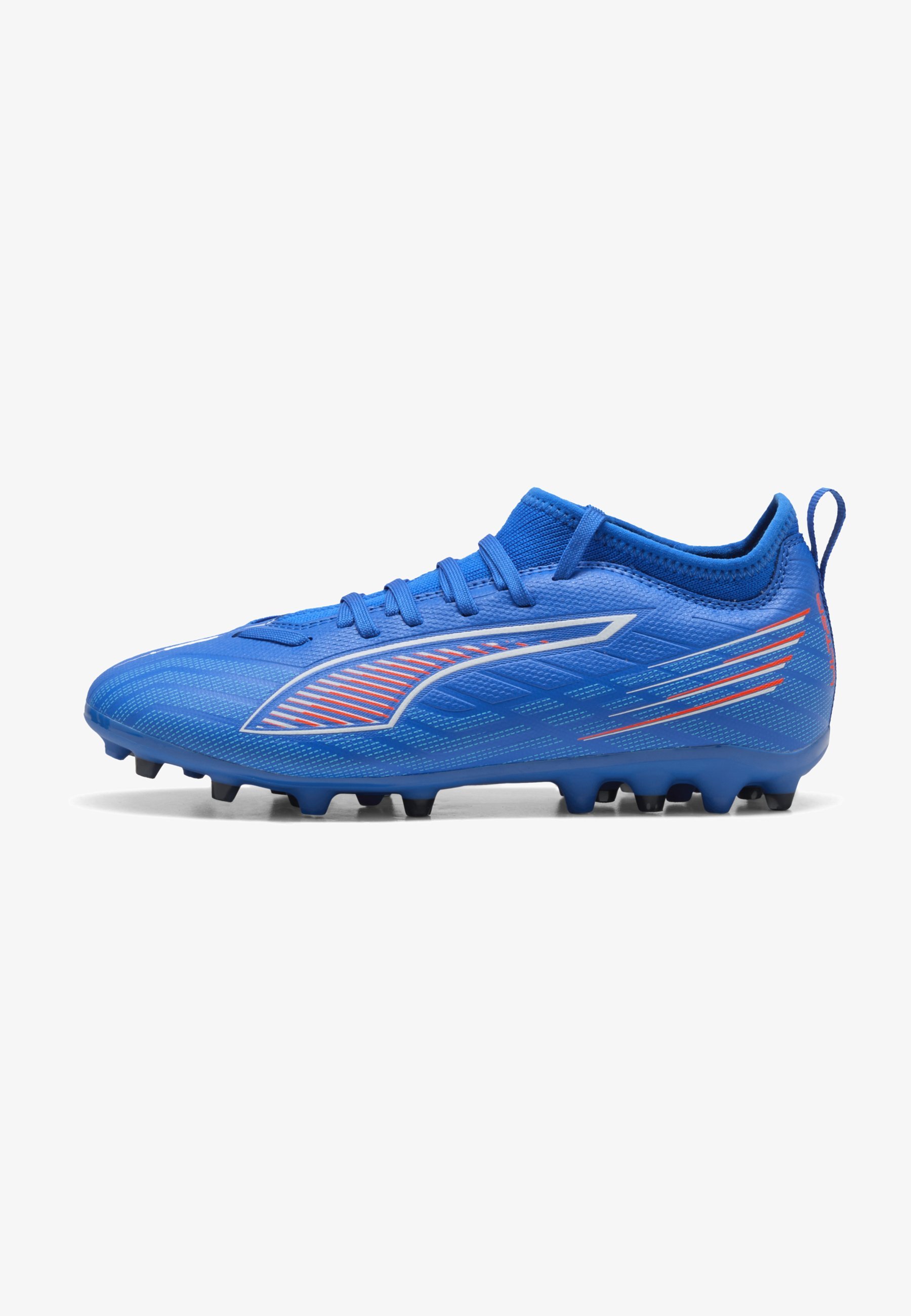 Puma Fußballschuhe für festen Boden – Ultrablau/Pumaweiß/Leuchtendes Rot