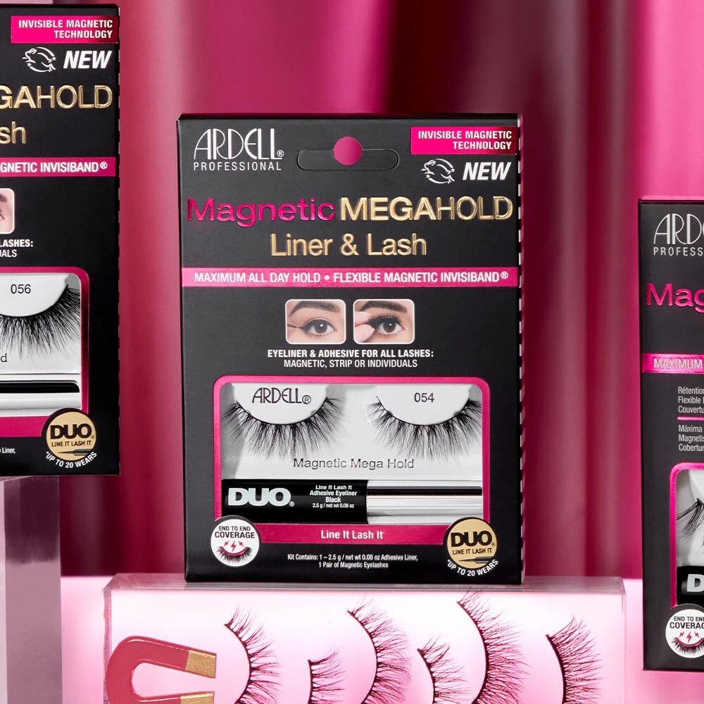 Ardell Faux-cils magnétiques MegaHold 054 Ardell et Colle Eyeliner Duo