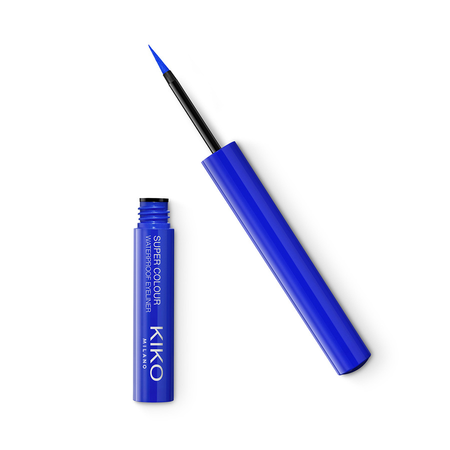 NEUER SUPERFARBIGER WASSERFESTER EYELINER 06 Blau