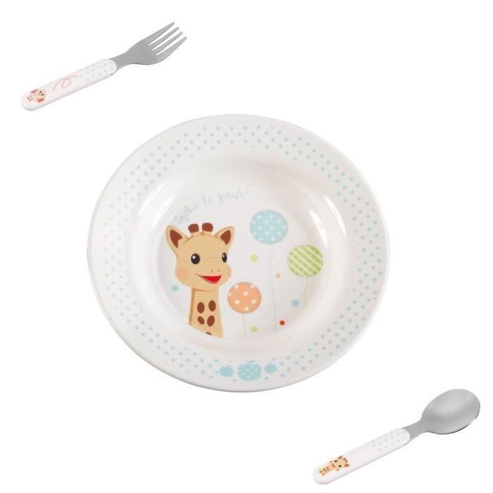 SOPHIE LA GIRAFE Coffret repas bébé modèle Ballon