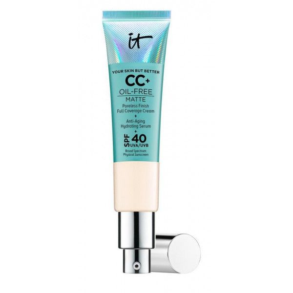 Podlaga za ličila proti staranju SPF40 CC brez olja, mat Luksuzna BB in CC krema