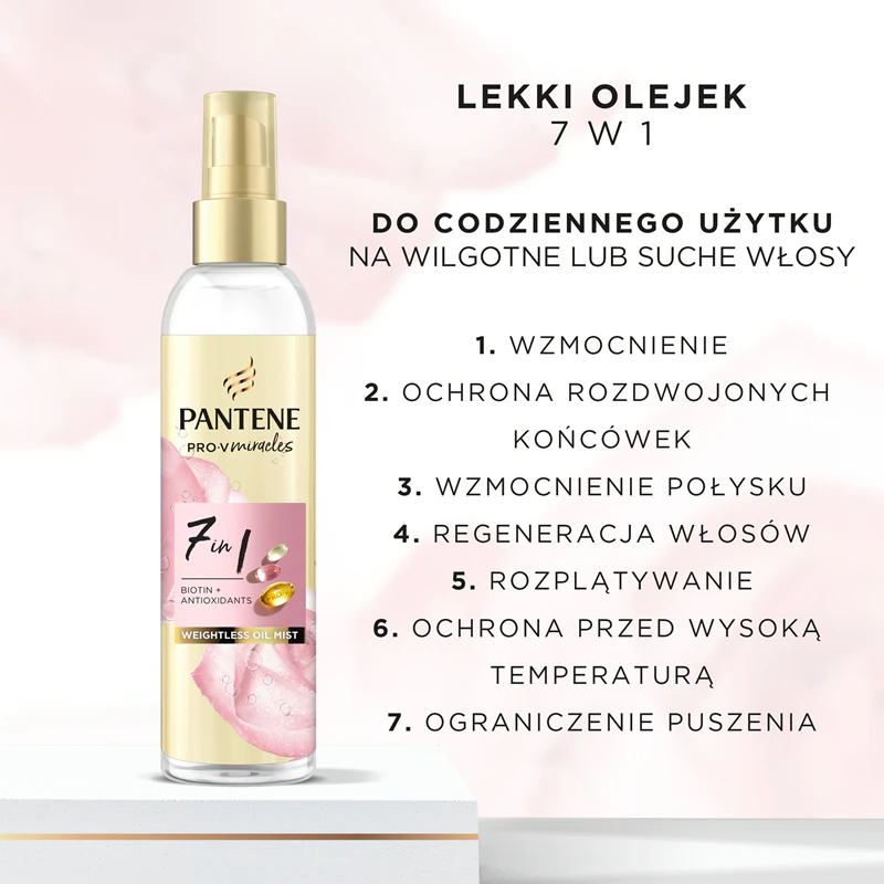 Pantene Pro-V Miracles vyživující vlasový olej 7 v 1