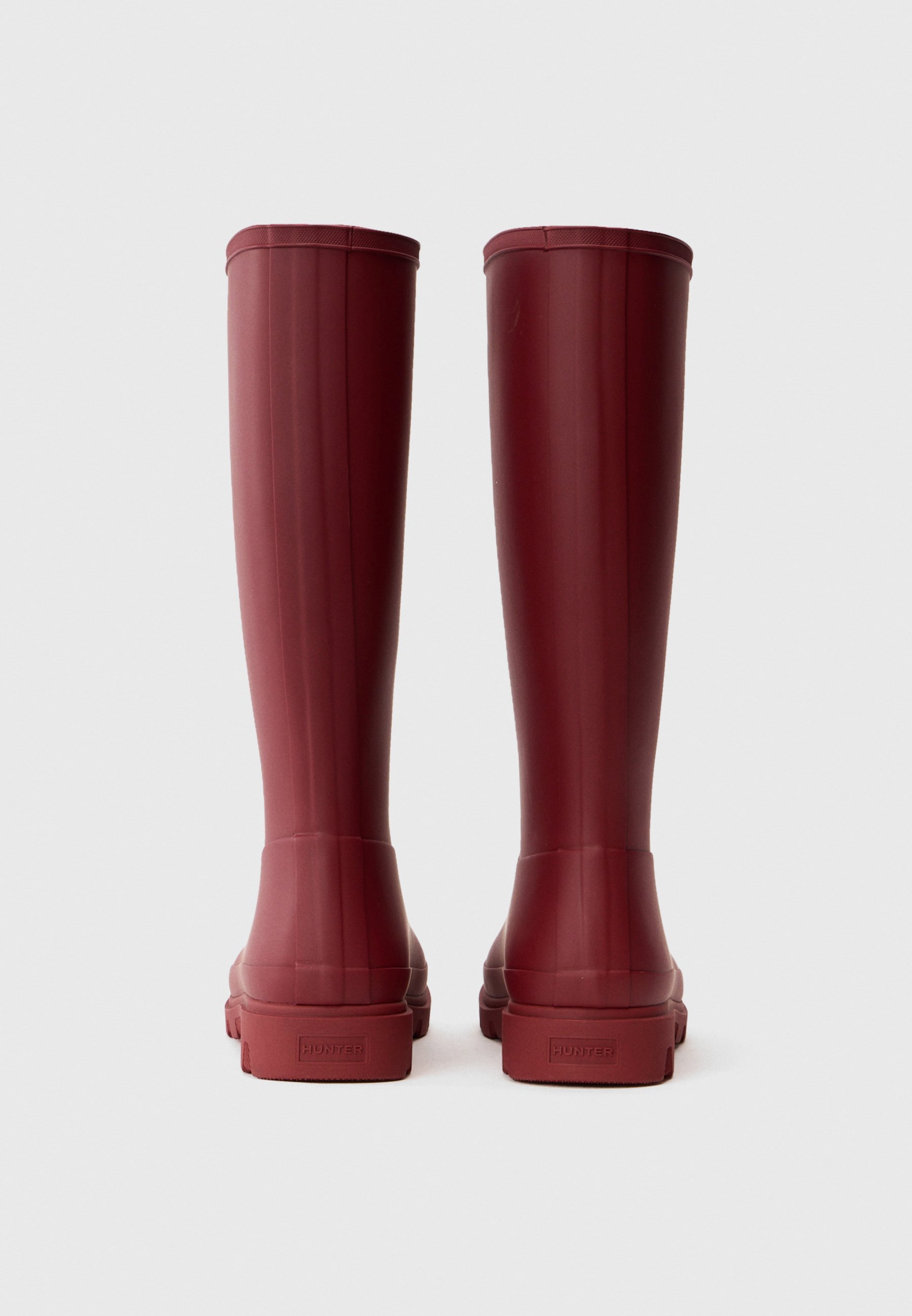 Hunter ORIGINAL DOWNPOUR TALL UNISEX - Holínky - merlot