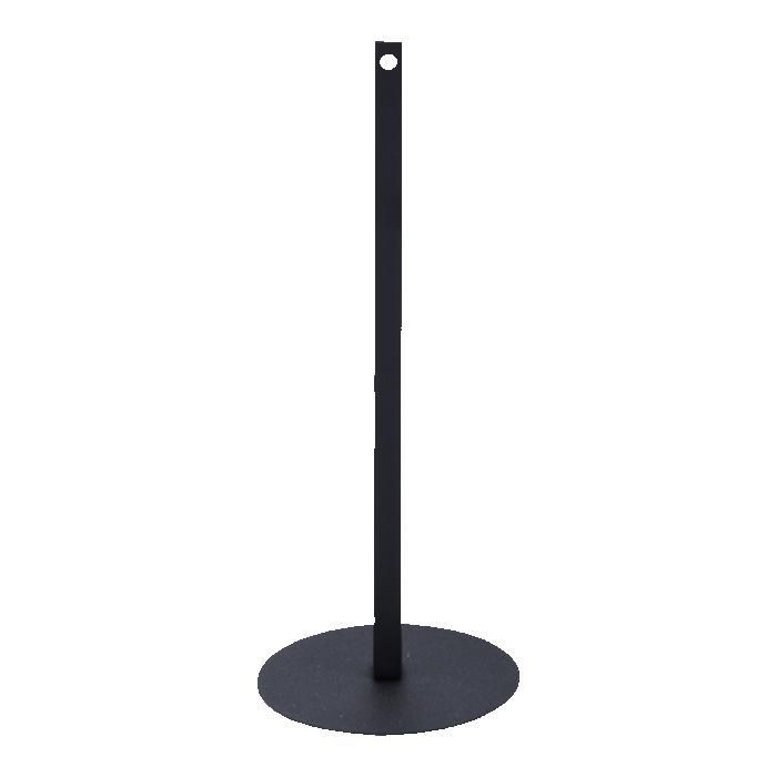 Chimenea redonda de bioetanol - 18,8 cm de diámetro x 27 cm de alto - Negra