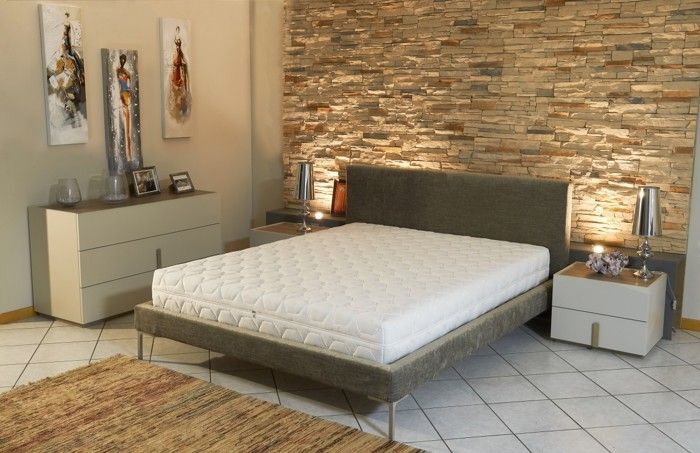 Colchón especial para bases de cama articuladas - 120 x 190 cm - Espuma viscoelástica - Extra firme - 23 cm de grosor