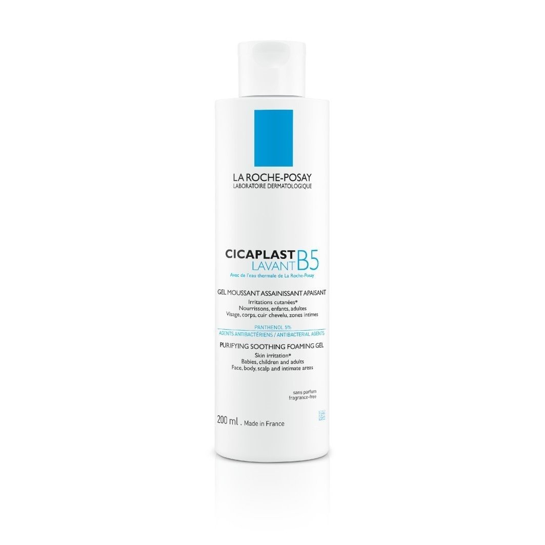 La Roche-Posay Cicaplast Lavant B5 пенасти гел за туширање за чишћење и умиривање – 200 мл