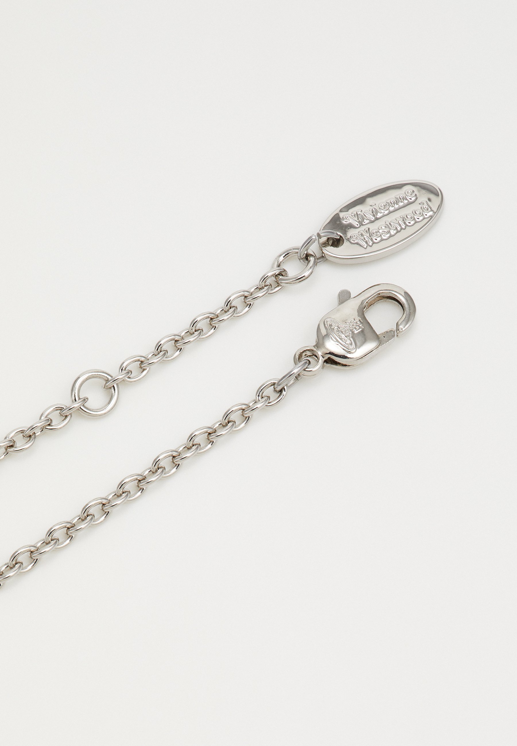 Vivienne Westwood KIKA PENDANT - Halsketting - silver-coloured/violet,vintage rose,jonquille,cit