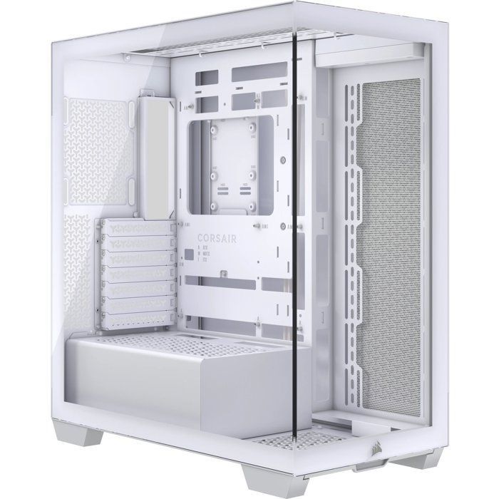 Case per PC - CORSAIR - Mid-Tower 3500X con pannello in vetro temperato - 17 cm - Bianco
