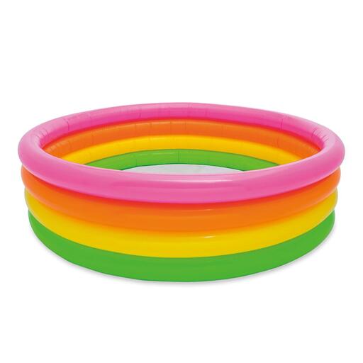 Piscine gonflable Intex Sunset avec 4 anneaux