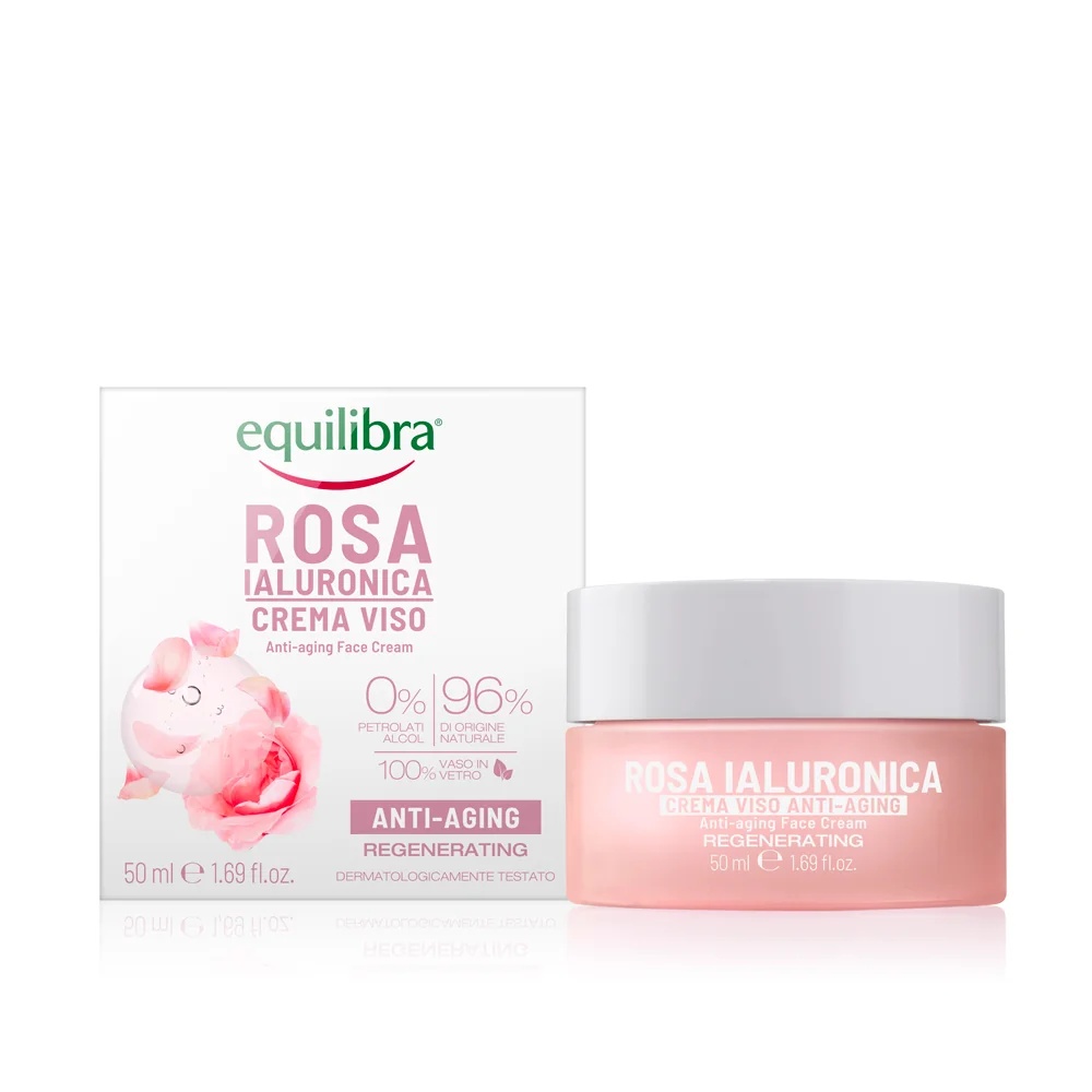 EQUILIBRA Equilibra Hyaluronic Rose anti-aging crème 50ml anti-aging crème