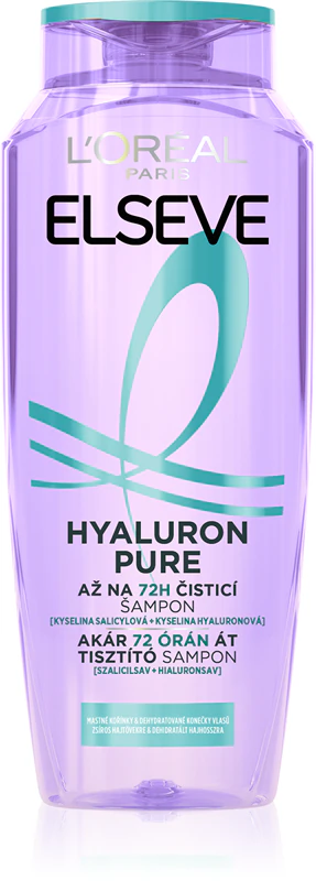 L'Oréal Paris Elseve Hyaluron Pure Hydraterende Shampoo voor een vette hoofdhuid en droge haarpunten