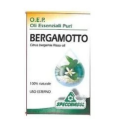 SPECCHIASOL Huile essentielle antifongique de bergamote pure Specchiasol 10 ml