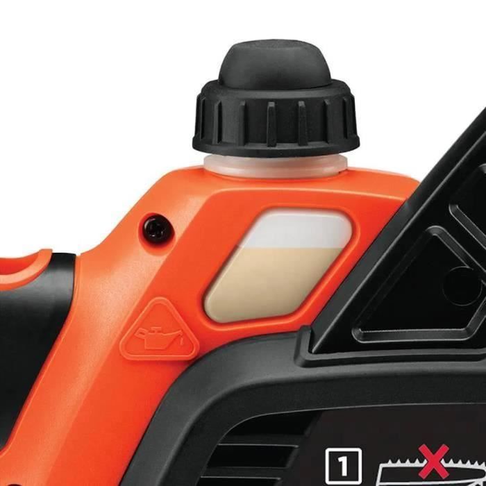 Motosierra eléctrica inalámbrica - BLACK&DECKER - GKC1825LB-XJ - 18V - 25cm - Batería no incluida