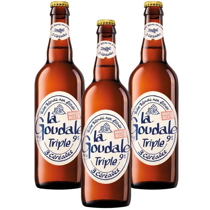 La Goudale - Triple Cerveza - 3 botellas x 75cl