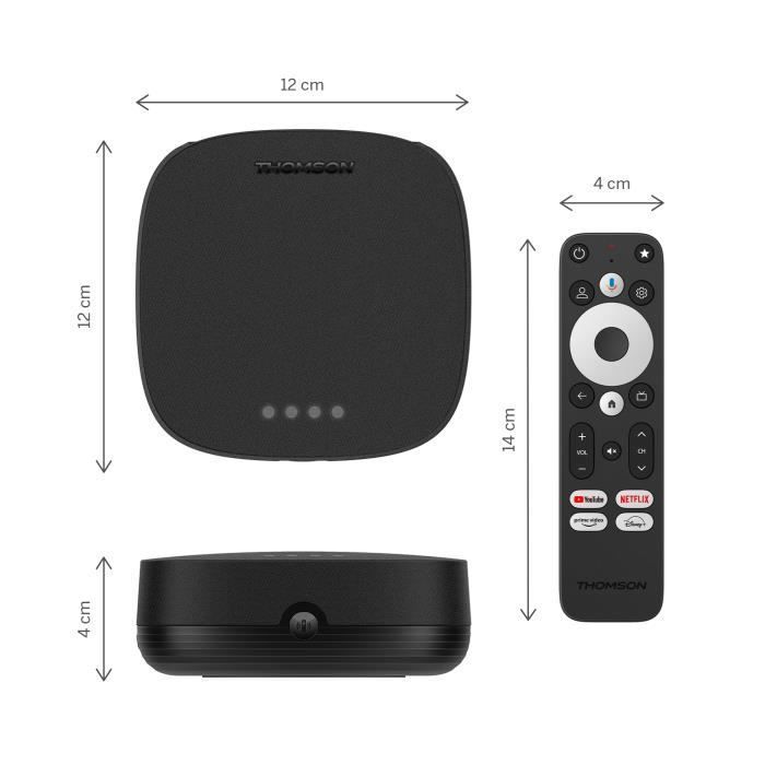 Thomson Streaming Box Plus 270 Gateway multimediale - 32 GB - 4K UHD -