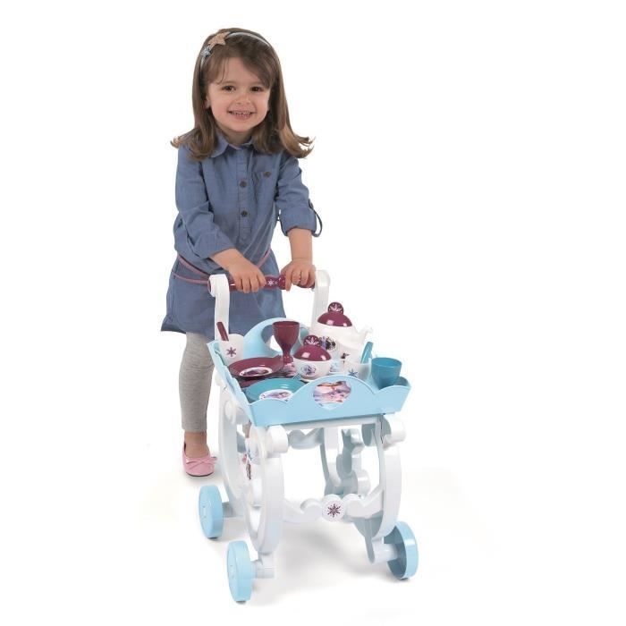 Carrito de servicio SMOBY Frozen 2 XL con 17 accesorios