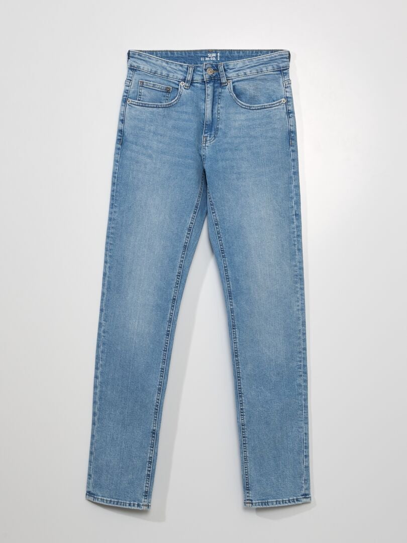 Calça jeans slim - tamanho 32 - azul