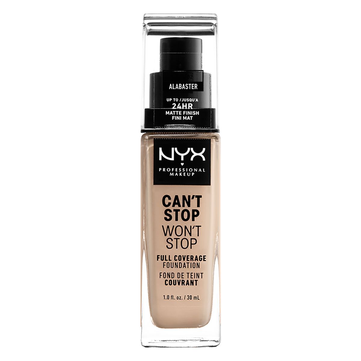 Nyx Alabaster Foundation 30ml Kan inte sluta, kommer inte att sluta