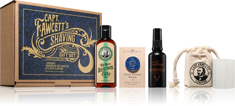 Darilni set Captain Fawcett Barberism by Sid Sottung za moške