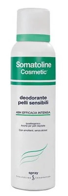SOMATOLÍNEA Desodorante cosmético Somatoline para piel sensible, spray de 150 ml
