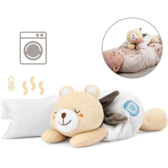 Peluche chauffante Ourson - CHICCO - Beige - Dès la naissance